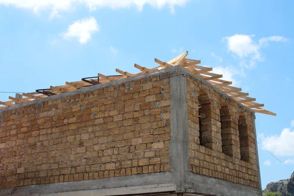 Yeni ev inşa — Stok fotoğraf