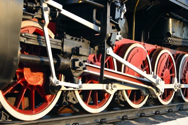 Stock image Wheels steam train