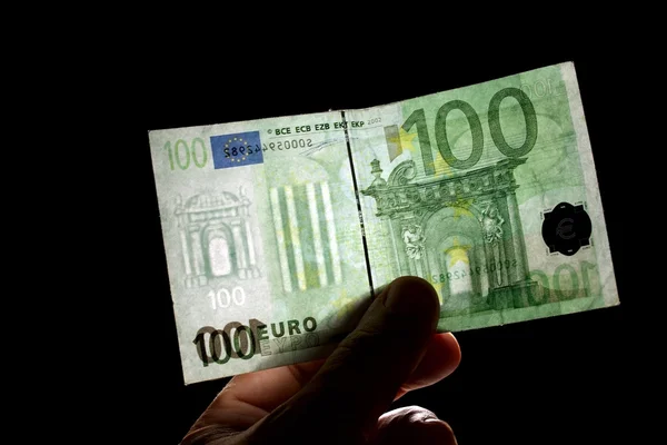 Підкладка 100 євро — стокове фото