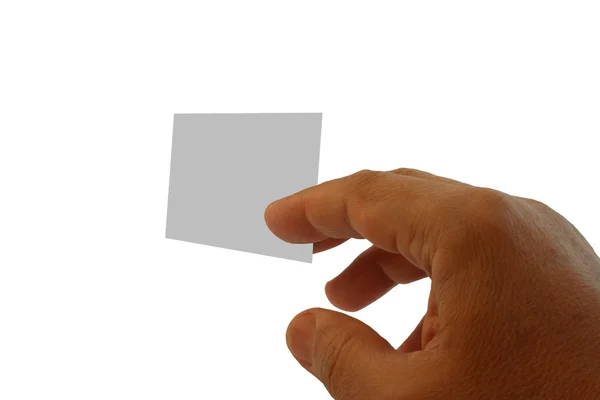 Kéz- és látogatás kártya — Stock Fotó