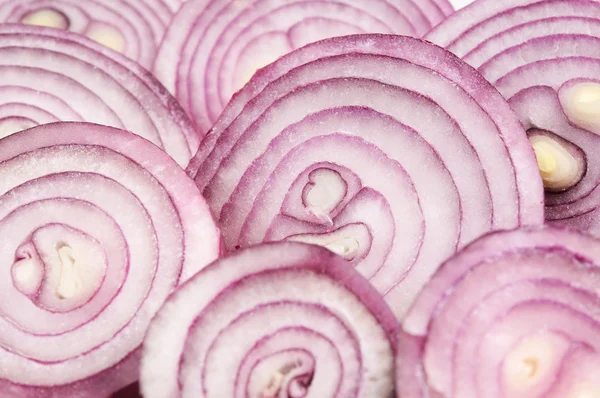 Chopped red onion — Stock Photo, Image