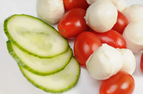 Dieet salade met cherry tomaten — Stockfoto