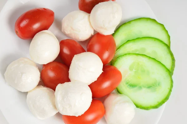 Диетический салат с помидорами черри — стоковое фото