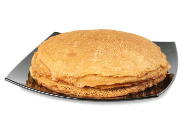 Pancakes on a plate. clipart