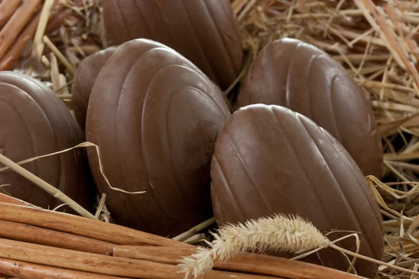 stock image Easter Eggs in a Basket