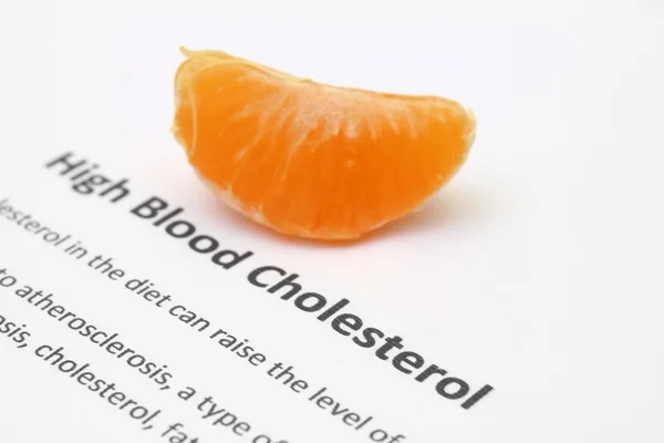 Vysoké hladiny cholesterolu — Stock fotografie
