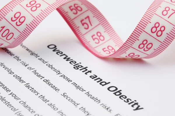 Overweight and obesity — Stock Photo, Image
