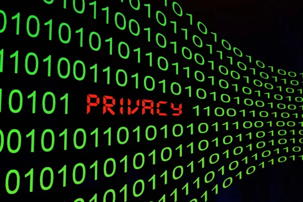 Privacidade cocnept — Fotografia de Stock