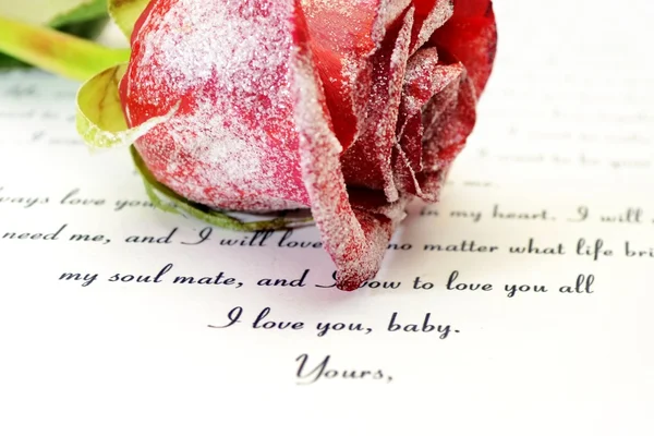 Carta de amor — Foto de Stock