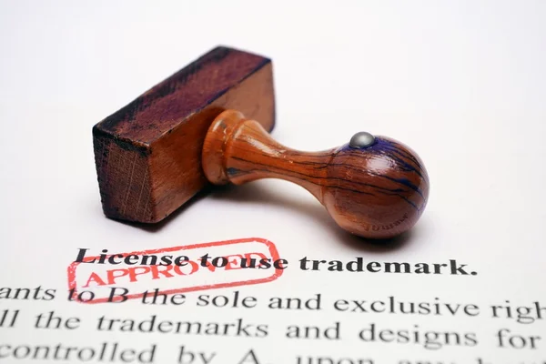 Trademark license — Stock Photo, Image