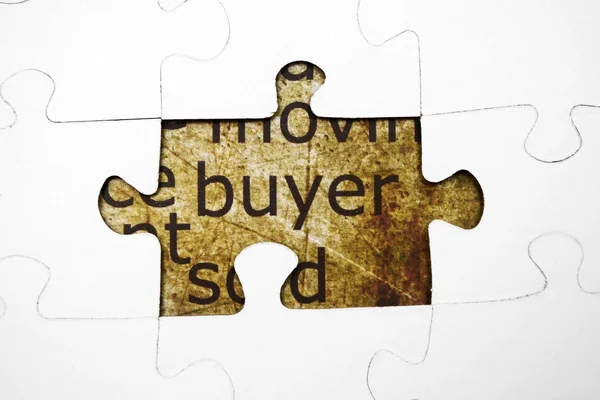 Buyer puzzle — Stock Photo, Image