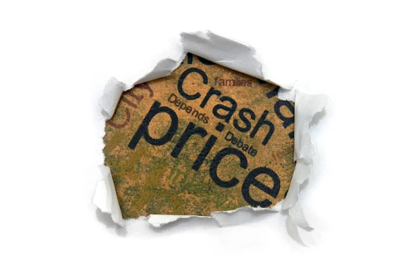 stock image Crash price