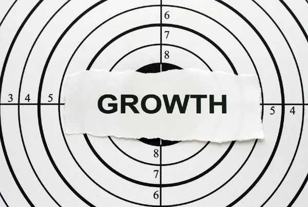 Obiettivo di crescita — Foto Stock