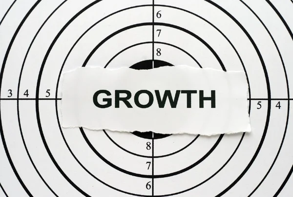 stock image Growth target