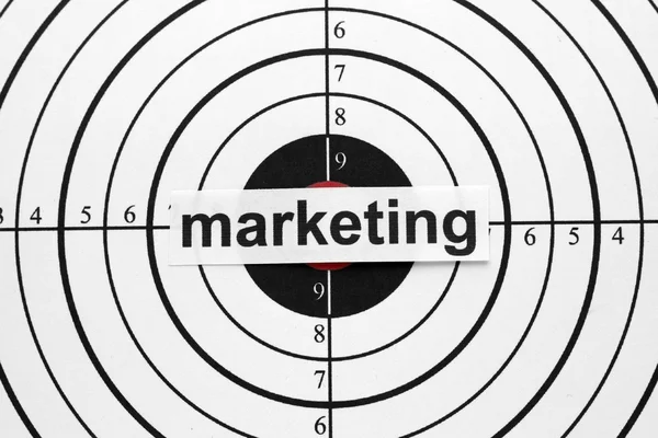 Obiettivo di marketing — Foto Stock