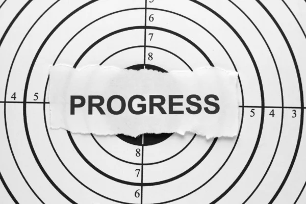 Progress target — Stock Photo, Image