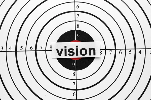 Vision target — Stockfoto