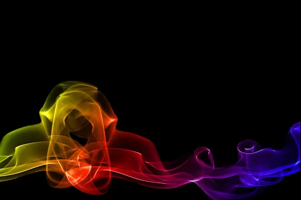Farverig røg - Stock-foto