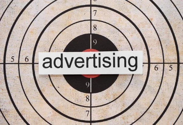 Advertisement — Stock Photo, Image