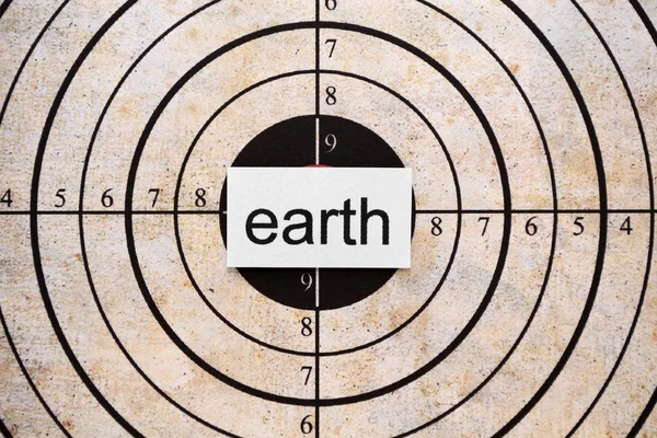 Earth target — Stock Photo, Image
