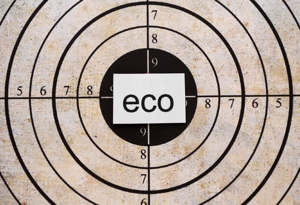 Eco target — Stock Photo, Image