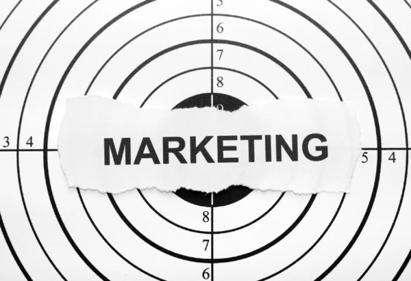 Marketing target — Stock Photo, Image