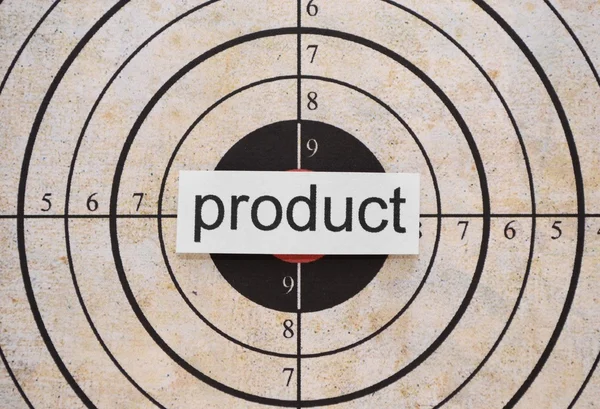 Produktziel — Stockfoto