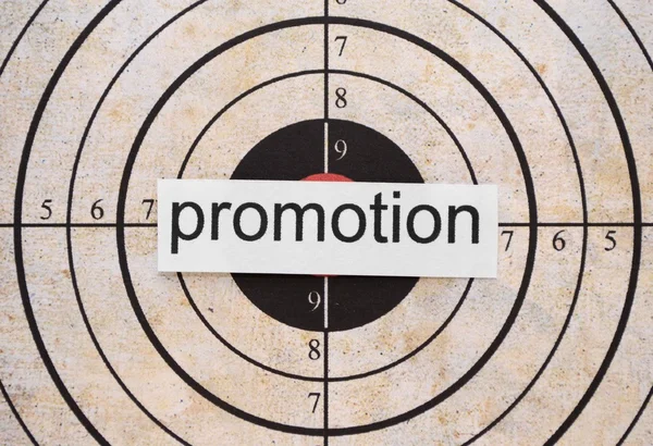Promotion target — Stock Photo, Image
