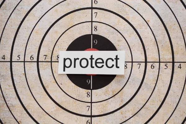 Proteger objetivo — Foto de Stock
