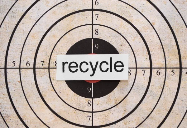 Objectivo de reciclagem — Fotografia de Stock