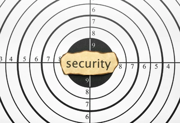 Security target — Stock Photo, Image
