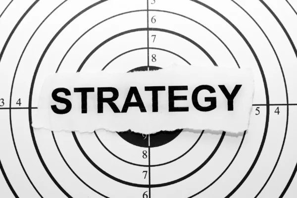 Cel strategii — Zdjęcie stockowe