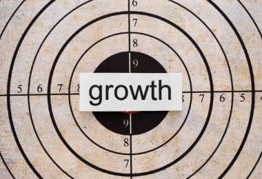 Growth target clipart