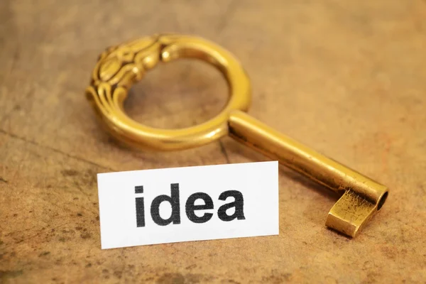 Ideia e conceito-chave — Fotografia de Stock