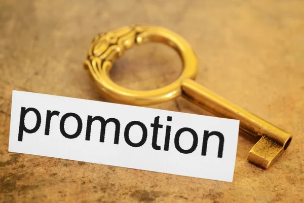 Promotion and key concept — Stock Photo, Image