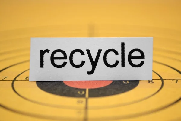 Recycle doel — Stockfoto