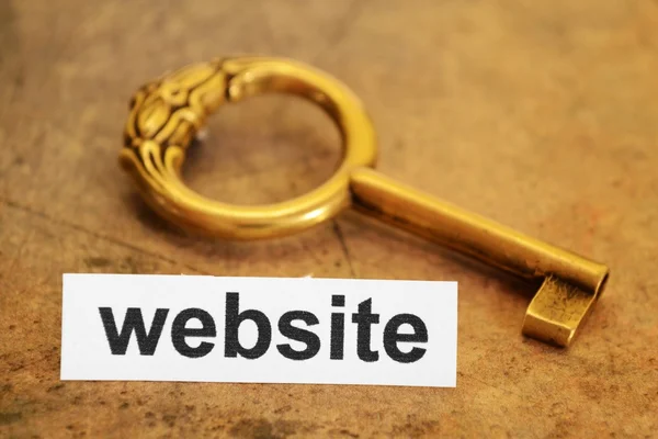 Sito web e concetto chiave — Foto Stock