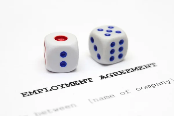 Umowy o pracę — Zdjęcie stockowe