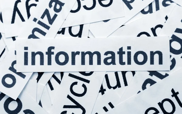 Informationswolke — Stockfoto