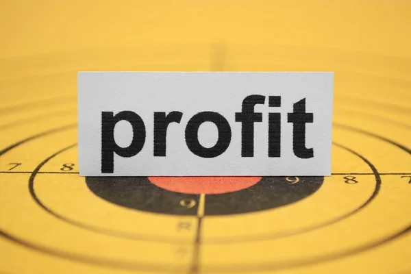 Profit target — Stock Photo, Image