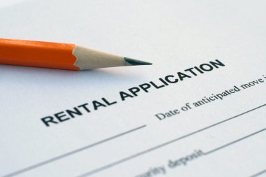 Rental application clipart