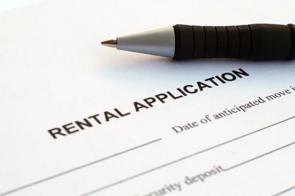 Rental application — Stock Photo, Image