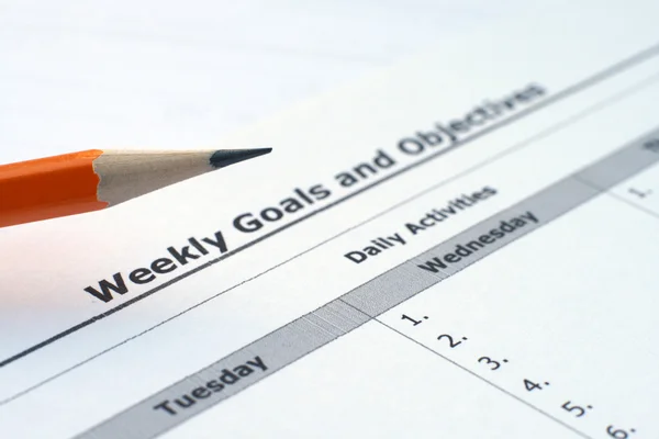 Goals and objectives — Stock Photo, Image