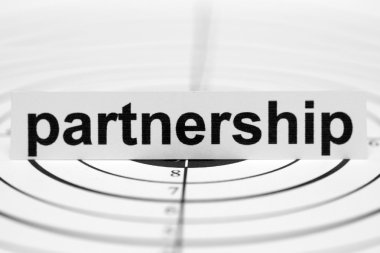 Partnership target clipart