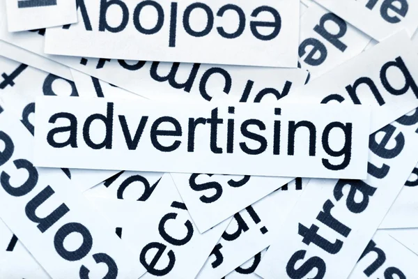 Advertising — Stock Photo, Image