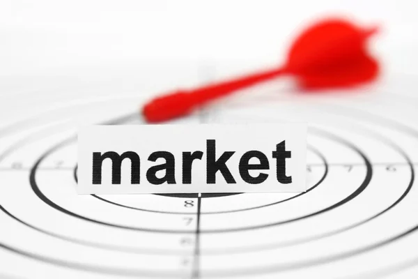 Objectivo de mercado — Fotografia de Stock