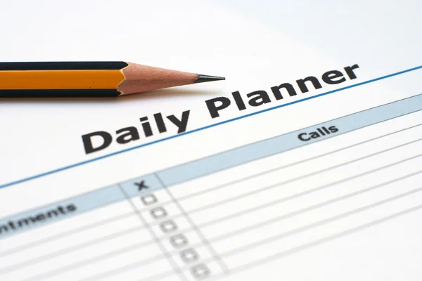 Planificador diario — Foto de Stock