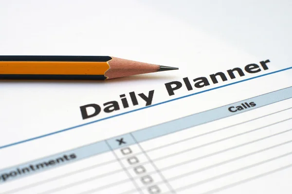 Planificador diario —  Fotos de Stock
