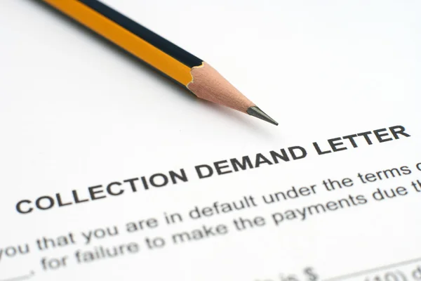 Demand letter — Stock Photo, Image