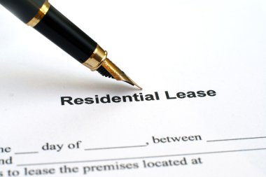 Residential lease clipart